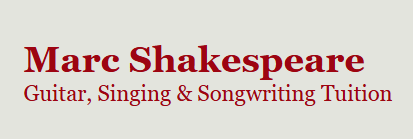 Marc Shakespeare - Poole Guitar Lessons